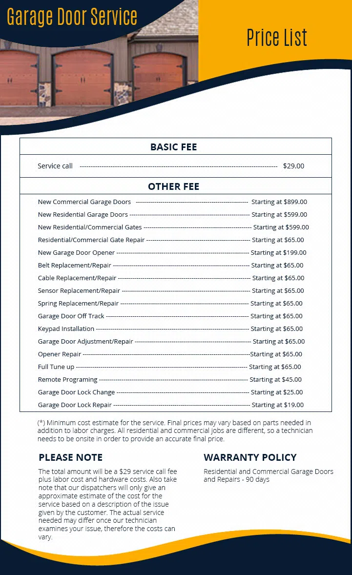 Global Garage Door Service Glendale, AZ 623-295-3090